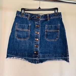 Denim Co. Short Jeans Skirt